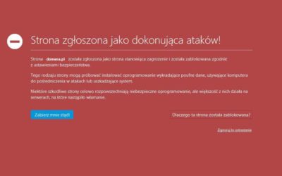 Strona zgłoszona jako dokonująca ataków – o co chodzi?